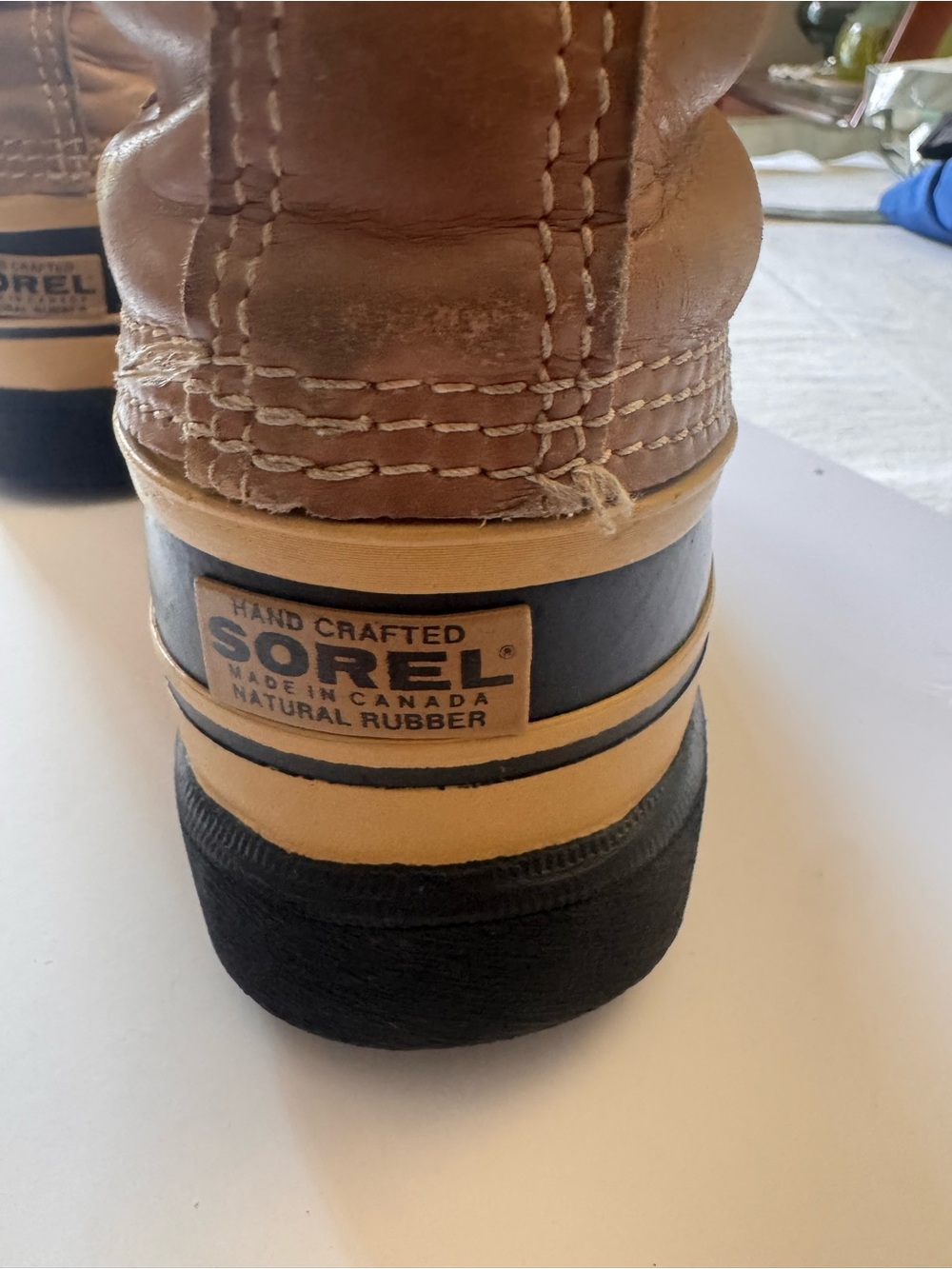 Sorel Women's Winter Lace-Up Boots Vintage Kaufman Caribou Made in Canada - Picture 8 of 10